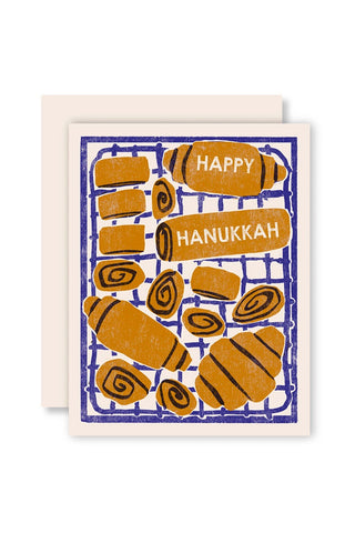 Rugelach Happy Hanukkah Card