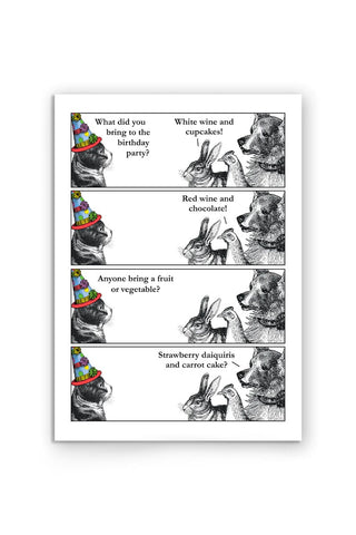 Fruit or Veg Birthday Greeting Card