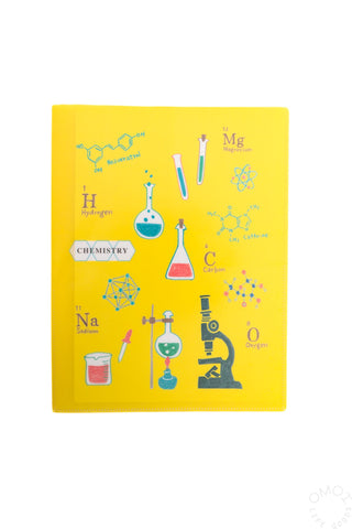 Science A4 6 Pocket File Folder Chemistry