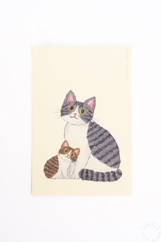 Yusuke Yonezu Postcard Cat Pair
