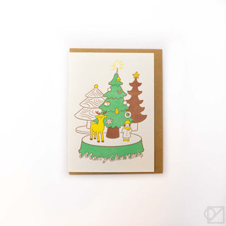 Merry Christmas Trees Card