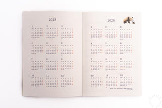 Panda 2025 Weekly B6 Planner Xiang Xiang