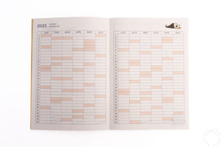 Panda 2025 Weekly B6 Planner Xiang Xiang