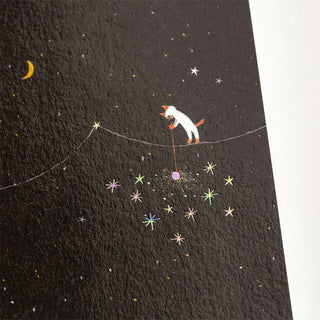 Hobonichi A5 Graph Notebook Hiroko Kubota: Another Night of Falling Star Sparklers