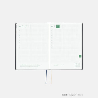 Hobonichi Techo 2027 HON A5 Slash Planner Navy