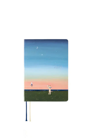 Hobonichi Techo 2027 HON A6 Hiroko Kubota Planner String Telephone Until the Moon is Full