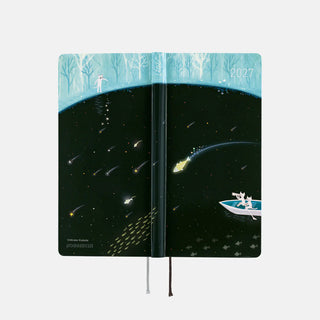 Hobonichi Techo 2027 WEEKS Hiroko Kubota Planner Meteor Shower in the Light Blue Forest