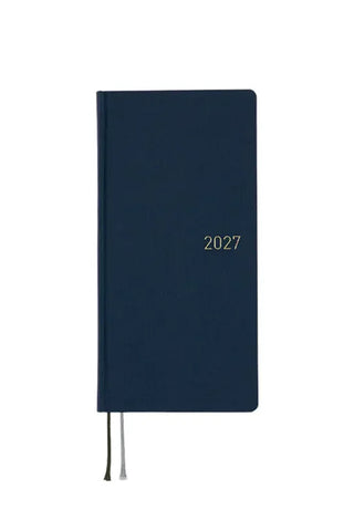 Hobonichi Techo 2027 WEEKS MEGA Colors Planner Midnight Blue