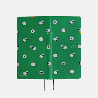 Hobonichi Techo 2027 WEEKS MEGA Planner Bow & Tie - Sheep Sheep Sheep