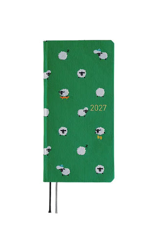 Hobonichi Techo 2027 WEEKS MEGA Planner Bow & Tie - Sheep Sheep Sheep