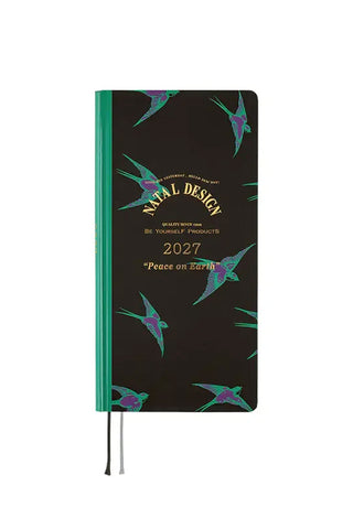 Hobonichi Techo 2027 WEEKS Natal Design Planner Lucky Swallow