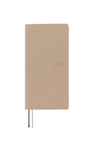 Hobonichi Techo 2027 WEEKS Smooth Planner Café au Lait