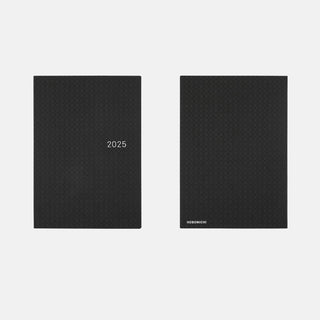 Hobonichi Techo 2025 HON A5 Paper Series Planner Black Gingham