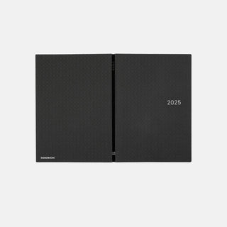 Hobonichi Techo 2025 HON A5 Paper Series Planner Black Gingham