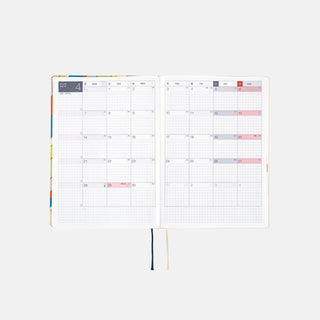 Hobonichi Techo 2025 HON A5 Unsodo Planner Bijutsukai (Rainbow)