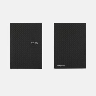 Hobonichi Techo 2025 HON A6 Paper Series Planner Black Gingham