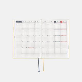 Hobonichi Techo 2025 HON A6 Slash Planner Ivory