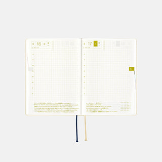 Hobonichi Techo 2025 HON A6 Slash Planner Ivory