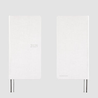 Hobonichi Techo 2025 WEEKS Paper Series Planner Platinum White