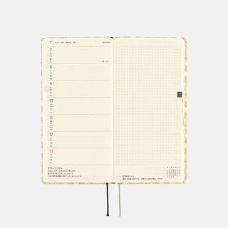 Hobonichi Techo 2025 WEEKS Shirt Fabric Planner Harvest Check