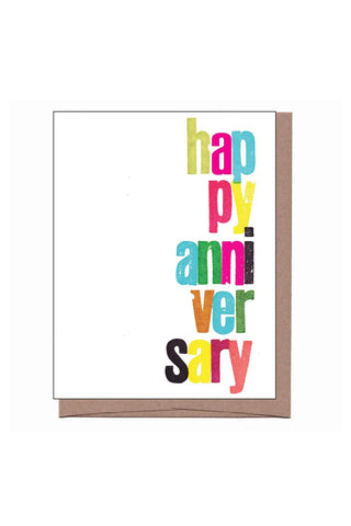 Technicolor Anniversary Card