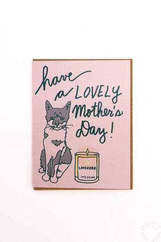 Scratch & Sniff Cat & Candle Mother's Day Card