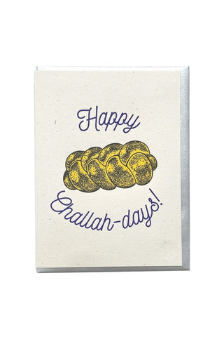 Challah Days Greeting Card