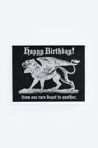 Birthday Beast Greeting Card