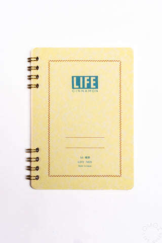 LIFE Cinnamon Ringed Notebook Lined