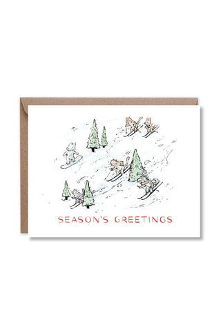 Season's Greetings Alpine Card