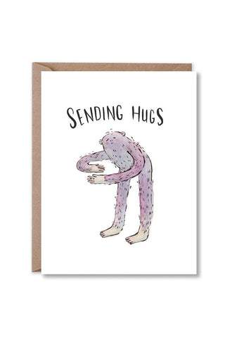 Sending Hugs Sympathy Card