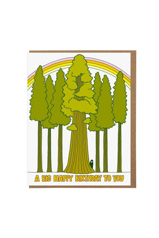 Big Happy Birthday Bigfoot Card