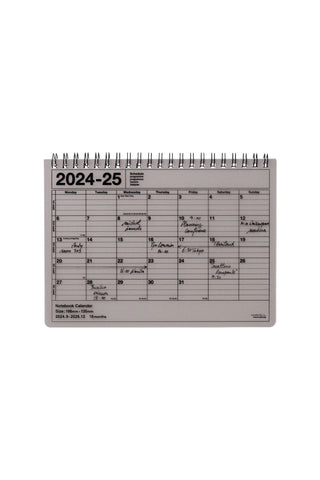 MARK'S 2024-2025 Notebook Calendar B6 Small