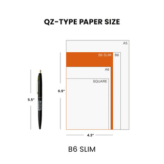 nähe 2027 B6 Slim Weekly Vertical Planner Khaki
