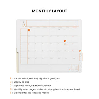 nähe 2027 B6 Slim Weekly Vertical Planner Khaki