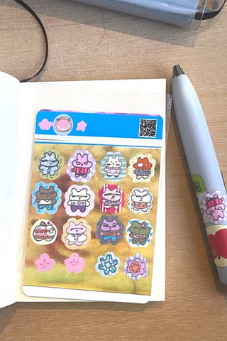 nonalouie Lucky Bears, Lucky Bears! Sticker Sheet