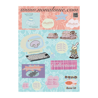 nonalouie Sticker Sheet
