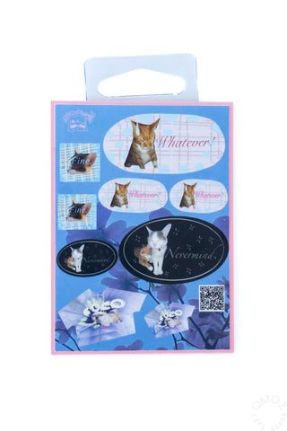 nonalouie The Pets Get an Attitude! Sticker Sheet