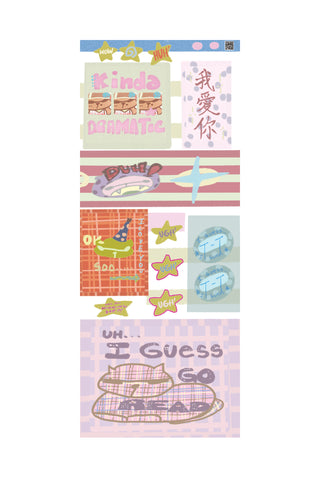 nonalouie They're Kinda Dramatic! Sticker Sheet