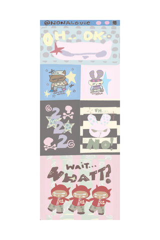 nonalouie They're Kinda Indecisive! Sticker Sheet
