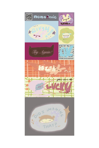 nonalouie They're Kinda Spacey! Sticker Sheet