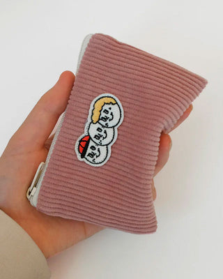 O,LD! Corduroy Handy Pouch Pink