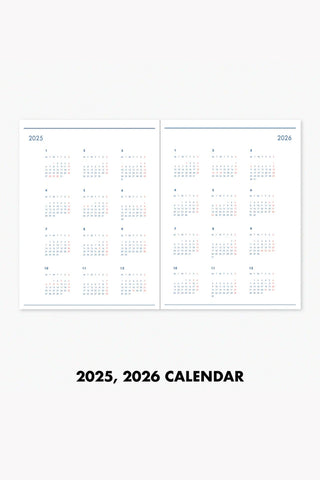 twenty, twenty-five. 2025 Weekly Planner