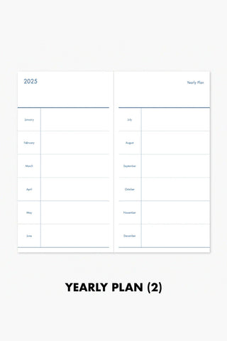 twenty, twenty-five. 2025 Mini Weekly Planner