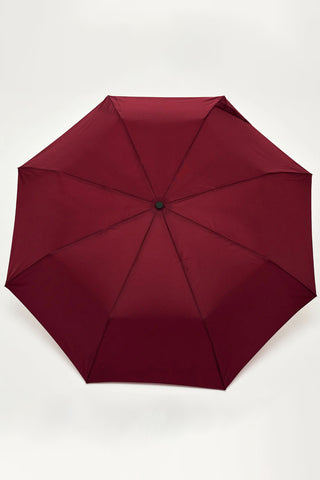 Red umbrella on a white background