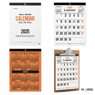 penco 2025 Old School Wall Calendar