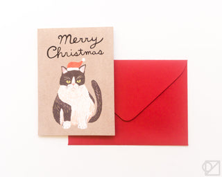 Santa Cat Mini Cards