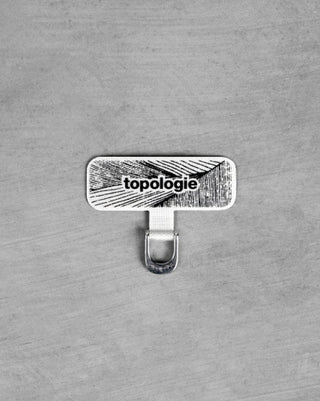Topologie Phone Cases D-Ring Phone Strap Adapter Grey