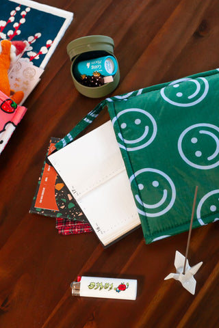 BAGGU Holiday Stocking Forest Happy