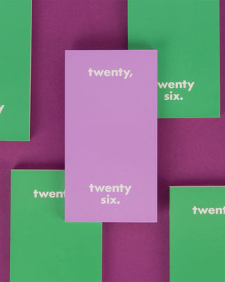 twenty, twenty-six. 2026 Mini Weekly Planner